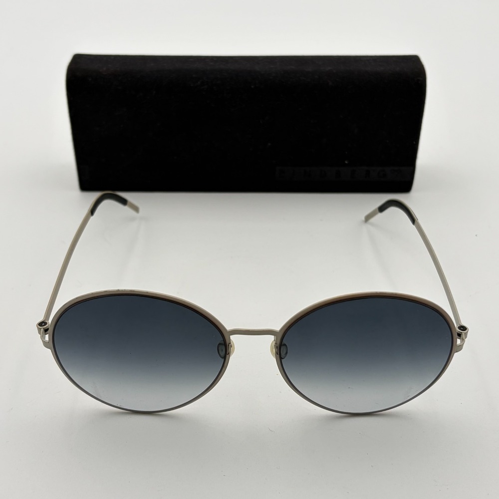Lindberg Titanium Glasses Denmark Frame Only Round Tinted + Case